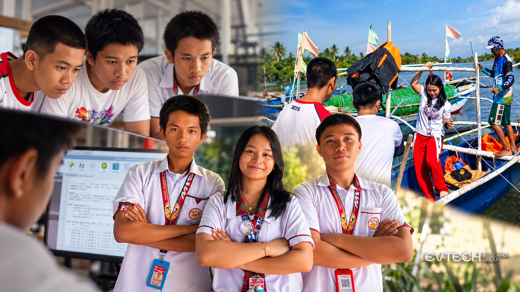 Moreno Integrated School and Evtech Research Group developed a solar-powered LoRa safety tracker that provides real-time vessel monitoring and emergency hazard alerts for small-boat fishermen.