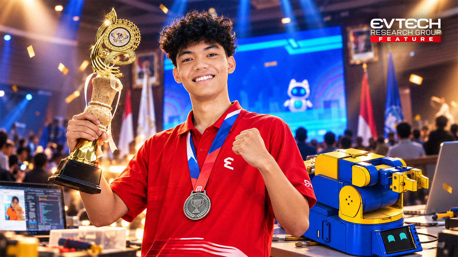 Filipino Student Innovator Builds AI Robot That Gives Sign Language a Voice, Wins International Award